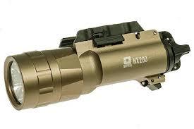 Nuprol Pro Pistol Torch & Laser NX400 tan