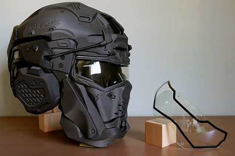Tactical Helmet tan Set-With Transparent lens (include FAST Helmet)