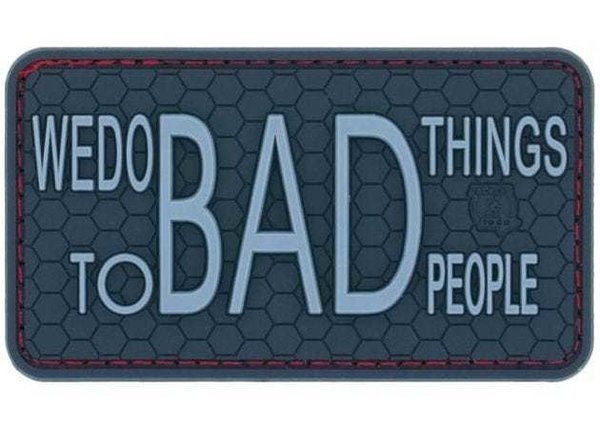 Patch JTG 3D PVC We Do Bad Things To People